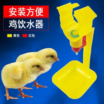 小雞飲水器養(yǎng)雞用自動乳頭飲水器雞鋼球連體飲水器自動喂水設備
