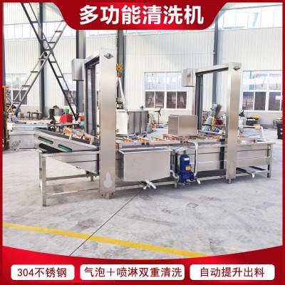 玫瑰花氣泡清洗機(jī) 桃子去毛去雜噴淋清洗機(jī) 四川菊花鼓泡清洗設(shè)備