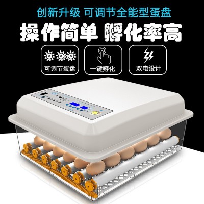 工廠批發(fā)小雞孵化器小型家用智能孵化機跨境迷你雞蛋孵蛋器 孵蛋機