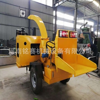 移動(dòng)式木材粉碎機(jī) 柴電兩用樹(shù)枝打碎機(jī) 果園柴油動(dòng)力果樹(shù)枝粉碎機(jī)