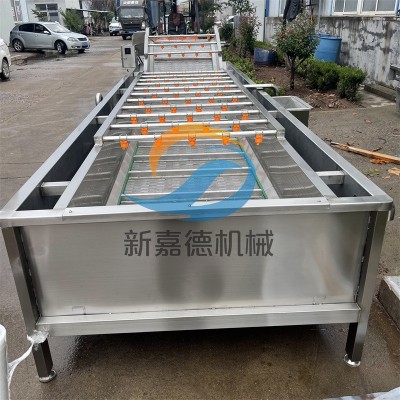 小龍蝦氣泡清洗機(jī) 多功能?chē)娏芮逑丛O(shè)備 橙子氣泡清洗流水線