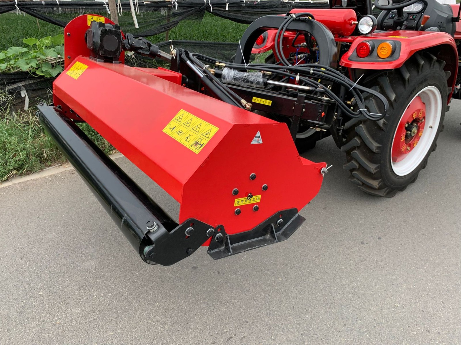 拖拉機后懸掛割草機-JHT-120型翻轉側移碎草碎枝機 價格優LL