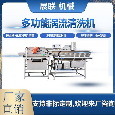 廠家直銷全自動(dòng)凈菜加工設(shè)備果蔬清洗機(jī)不銹鋼渦流清洗機(jī)氣泡清洗