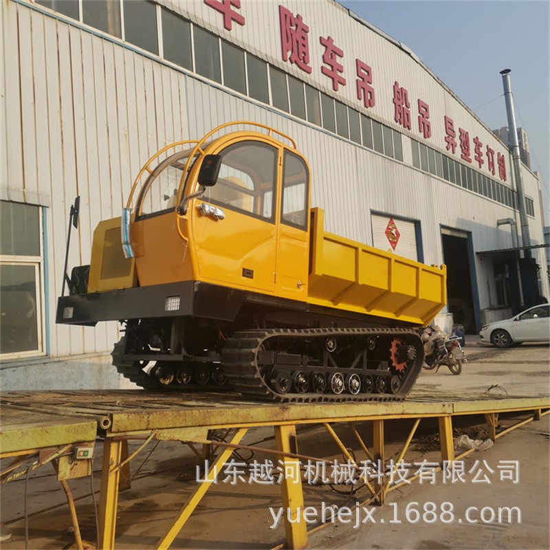 越河YH-LYQ8G型 鋼絲履帶液壓自卸履帶運(yùn)糧車 履帶運(yùn)輸自卸車價(jià)格
