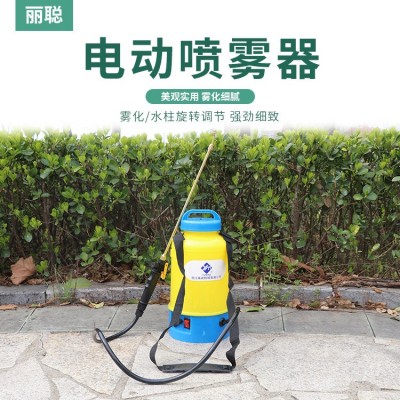 電動噴霧器氣壓式5L園藝花卉澆花澆水噴壺夸式電動鋰電池噴壺現(xiàn)貨